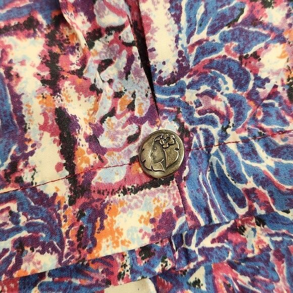 Vintage Hawaiian Airlines Stewardess Shirt L - Picture 10 of 10